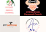 design a bold gym logo for fitness brands
